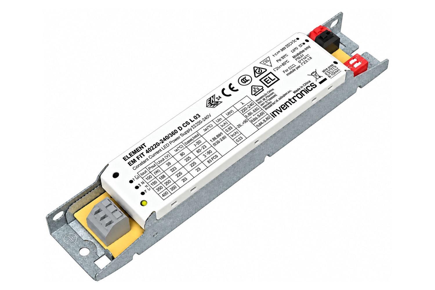 Equipped with Inventronics driver